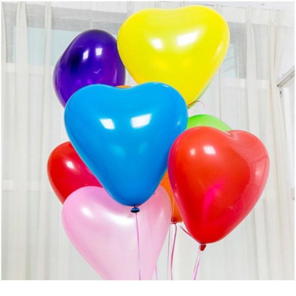 

10pc red pink balloons 10inch love heart latex balloons wedding helium balloon valentines day birthday party inflatable jllodv