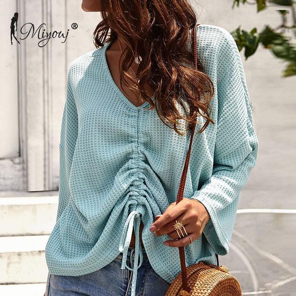 

solid color sweater women deep v neck sweater string pullover white pullovers women clothes knitwear woman sweaters autumn1, White;black