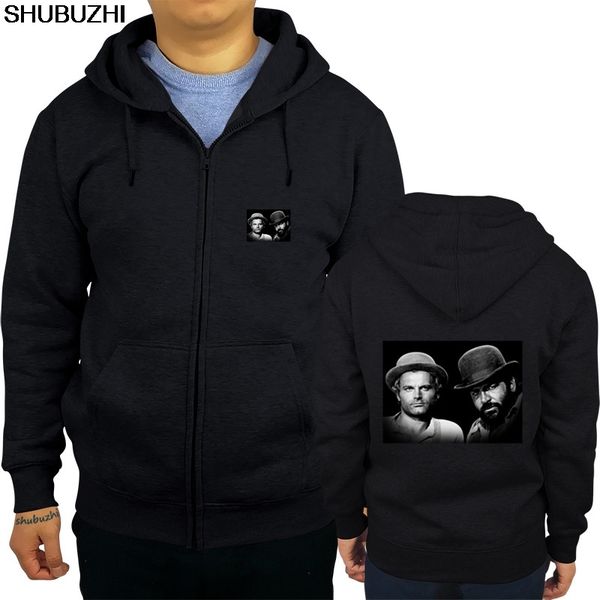 

drop shipping bud spencer and terence hill shubuzhi zipper autumn sweatshirt casual pattern fashion hip hop sweatshirt hoodie t shirt