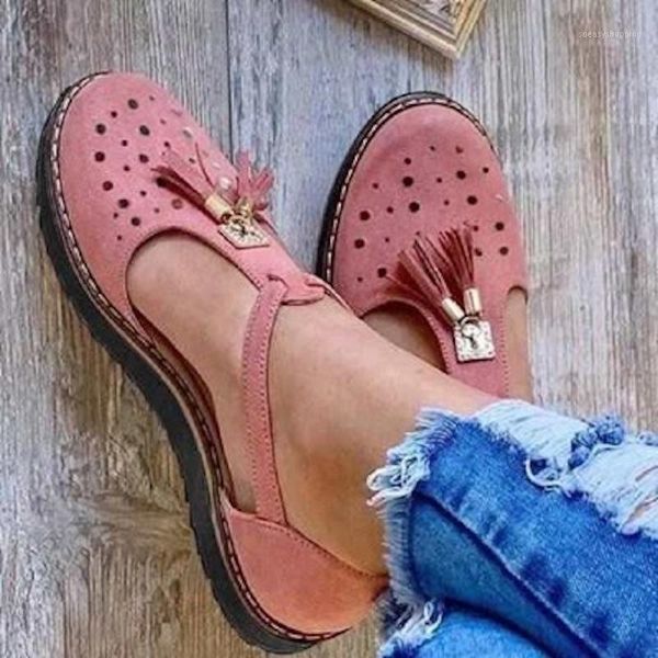 

tassel round toe sandals shoes casual flat chunky heel women t-bar wedges high leisure1 dress, Black