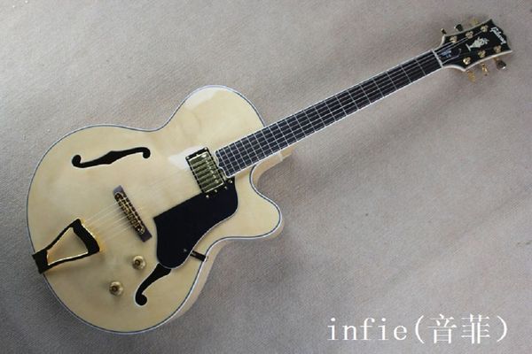

factory wholesale tiger maple custom l-5 l5 burlywood electric guitar in stock