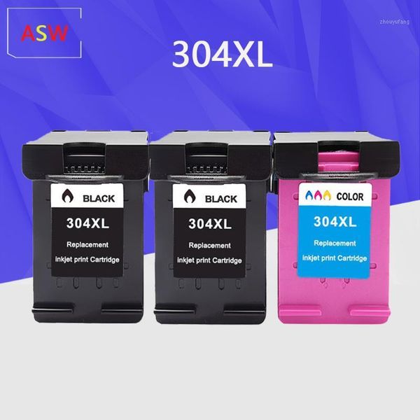 

asw 304xl ink cartridge compatible for 304 304 xl envy 5010 5020 5030 5032 5034 deskjet 2632 2630 2620 3720 3721 37231