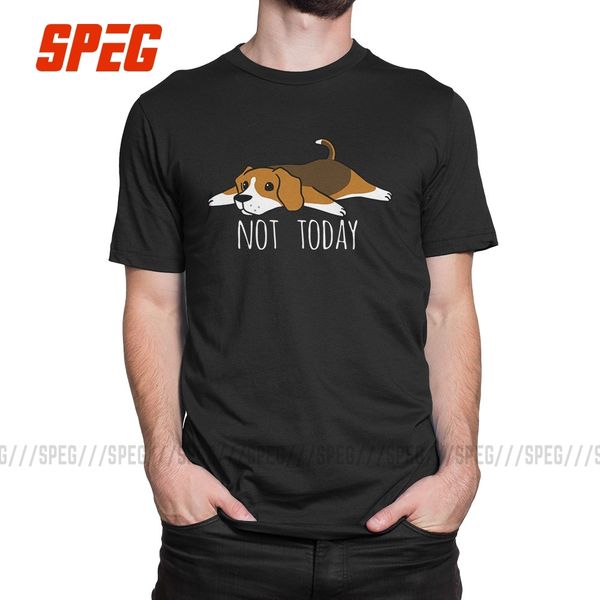 

funny not today beagle dog t shirts round collar t-shirts summer pure original short-sleeve male tees sport hooded sweatshirt hoodie