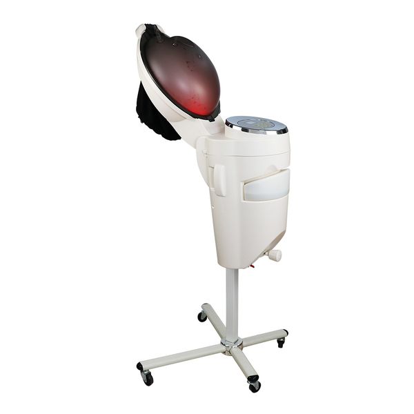 M￡quina de vapor de vapor de cabelos do sal￣o profissional 7 luzes LED para tingir o tratamento de tratamento de tratamento de tratamento de ￳leo Uso do processador de barbeiro ou equipamento de cuidados com os cabelos em spa home