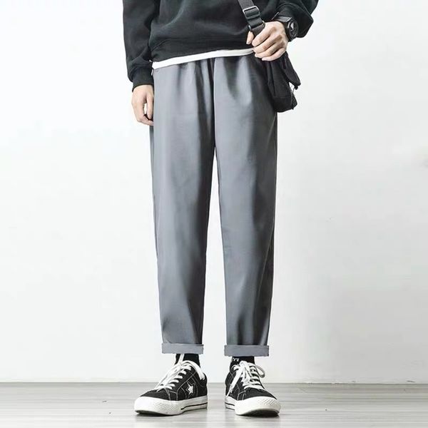 

q3ysx 2020 тонкой весной и летом новый мужской четыре цвета до сыпучего прямой молодежи большой упругой случайные штаны талии кружева ветроз, Blue