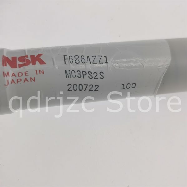 (10 pz.) Cuscinetto miniaturizzato con bordo flangia NSK F686AZZ1MC3 F686ZZ 6mm X 13mm X 5mm