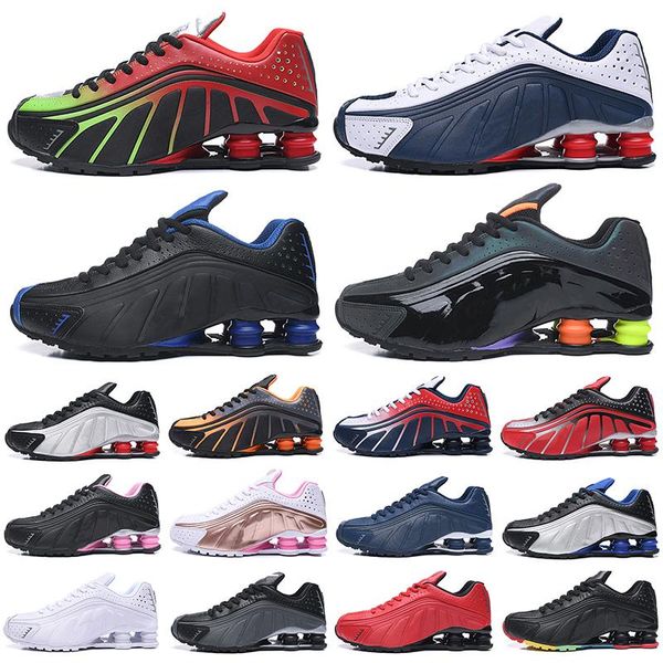 

fashion usa challenge red r4 shoe chaussures metallic silver gold running shoes triple black white kanye mens trainers zapatos sneakers