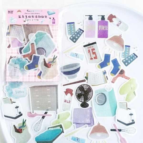 

40шт сумка лаки хорошая жизнь наклейки набор декоративные канцелярские наклейки скрапбукинг diy diary альбом стик контрактное tz226 yxltsg g