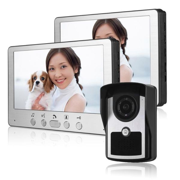 

video door phones yobang security 7inch color wired intercom phone doorbell system for home 815fc ir night vision outdoor camera