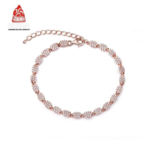 

a4sgp yinyuanmei s925 pure silver zircon fashion korean yinyuanmei silver pure jewelry zircon fashion korean bracelet s925 bracelet jewelryj, Golden;silver