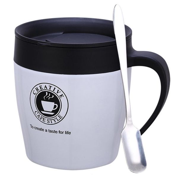 

двойная стена кофейная кружка из нержавеющей стали термос тумблер чашки вакуумная колба автомобиль термовой водяной бутылку чайной кружка с