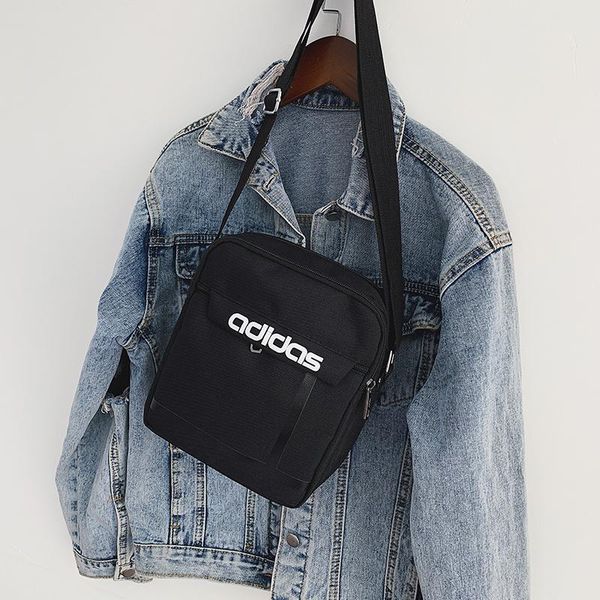 

tide luxury new brand shoulder bag womens cross body mens canvas chest bag fashion teenager black simple style outdoor mukk pe4c3