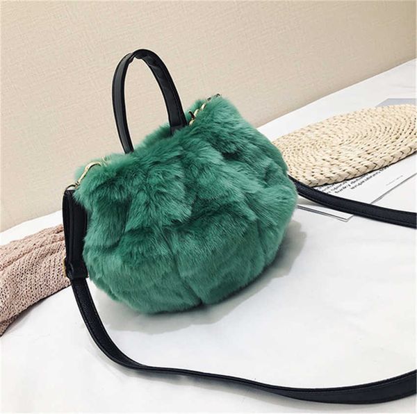 

bag showecomfort01 bag bucket 2019 fur women's fashion handbag q1116