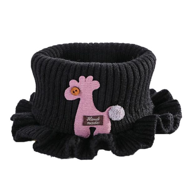 

scarves qinju 2021 spring baby girls scarf boys kintted wool o ring kids outing protect cartoon collar winter, Blue;gray