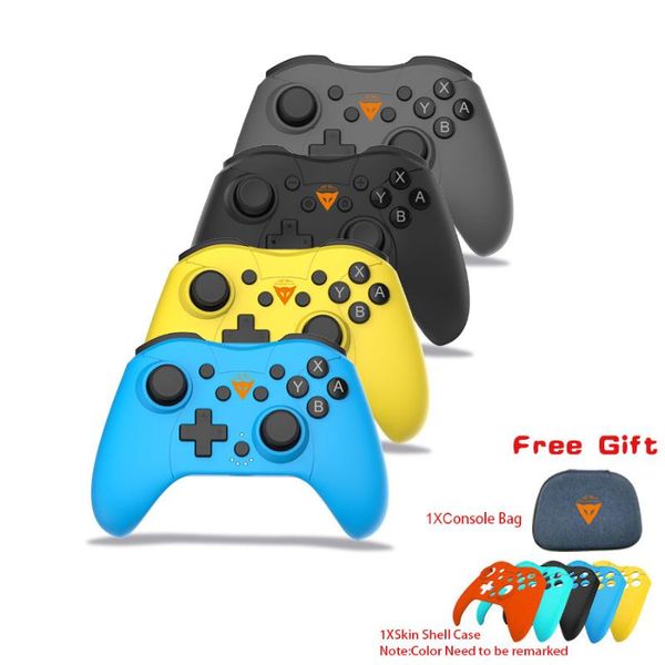 

красочные беспроводной bluetooth gamepad usb nfc игры контроллер для переключателя pro джойстик lite / pc console