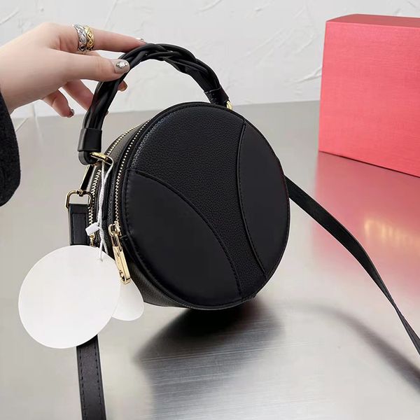 

2022designer shoulder crossbody bag cute round bags mini circular tote girls cross-body pouch small size 18cm