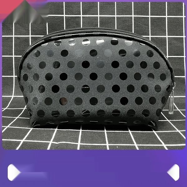 

llmlc прямая ohszg новый полька продажа косметической блестящий прохладный полукруг хранения оболочки косметическая оболочка сумка горошек т