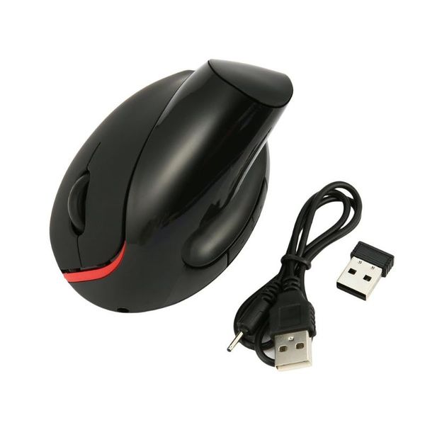 

wh907a portable 5d 2.4ghz wireless optical vertical mouse speed adjustable with usb receiver plug and play for office games