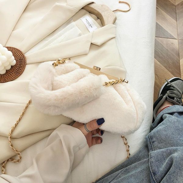 

осень и зима 2020 новые популярные новые моды цепи плеча подмышек сумка fold