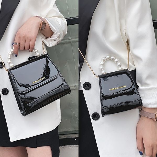 

lnsyq 2019 new korean style pearl temperament mother and child shoulder j and small foreign handbag fashion one shoulder messenger bag j0it3