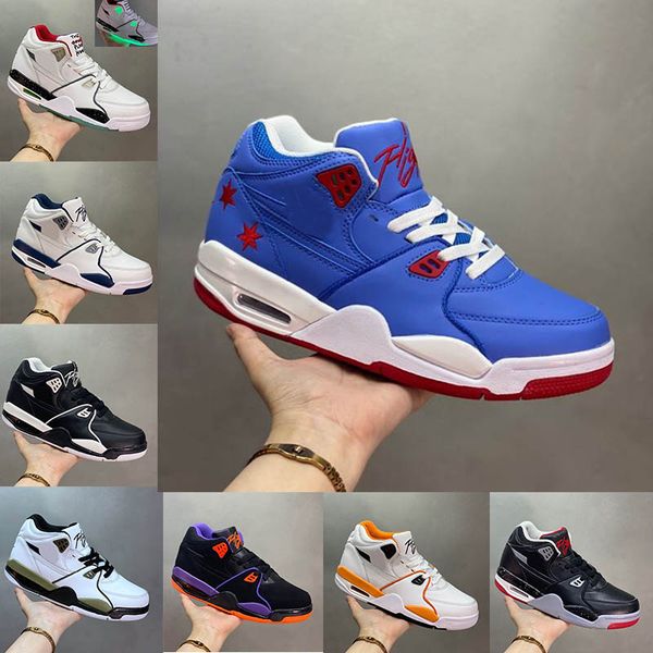 

4 4s flight 89 men basketball shoes platform white olive green hicago red blue laser luminous rock park black cement sports sneakers