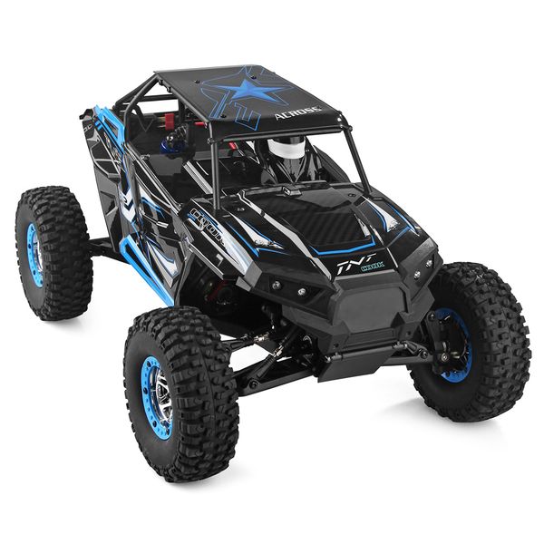 

RC Vehicle Wltoys 10428-B 1/10 2.4G 2CH 4WD 30km/h Electric Rock Brushed Off-road Crawler w/ LED Lights RTR RC Climbing Car