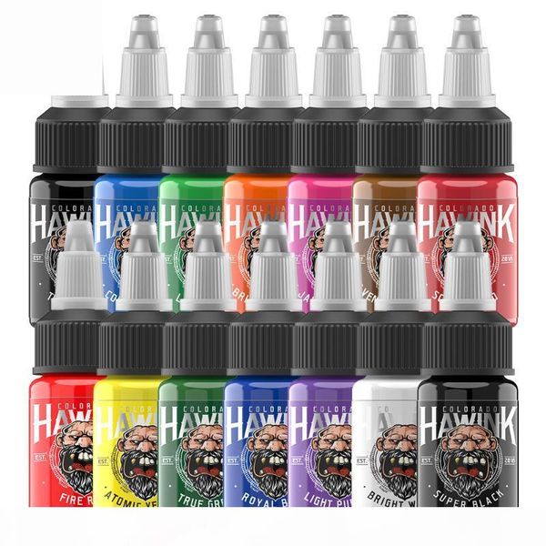 

hawink tattoo ink 1 2oz (15ml) tattoo supply ink usa vegan pigment linnig true black ti203