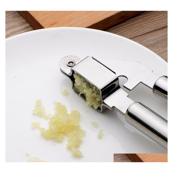 

garlic tool stainless steel garlic presses good quality manual ginger garlic crusher grater kitchen jllyng comb2010