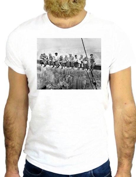 

sport new mens t-shirt t shirt men summer casual t shirt workers lunch skyline ny funny cool fashion nice design shirts