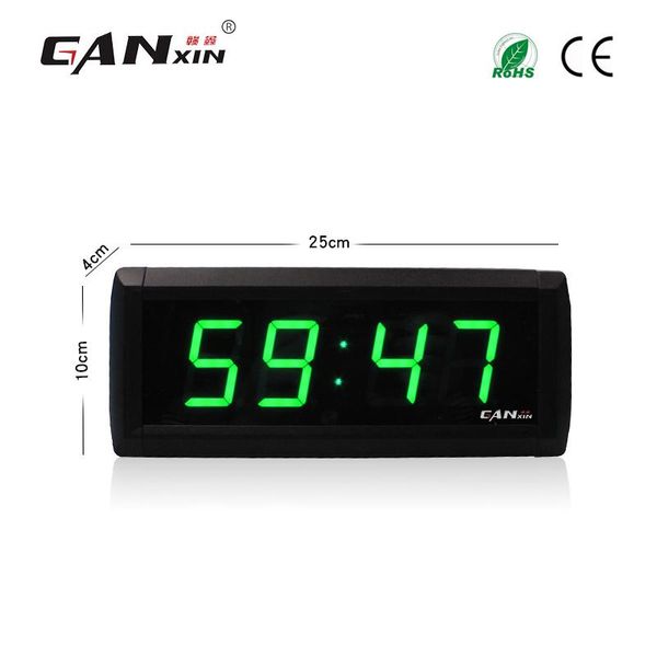 

ganxin]1.8" led digital alarm clock colorful projection clock led wall countdown count up function