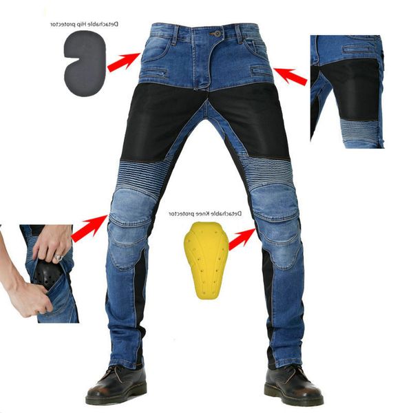 

pk-719 motorcycle jeans summer cycling pants stretch slim competition, Gray;blue