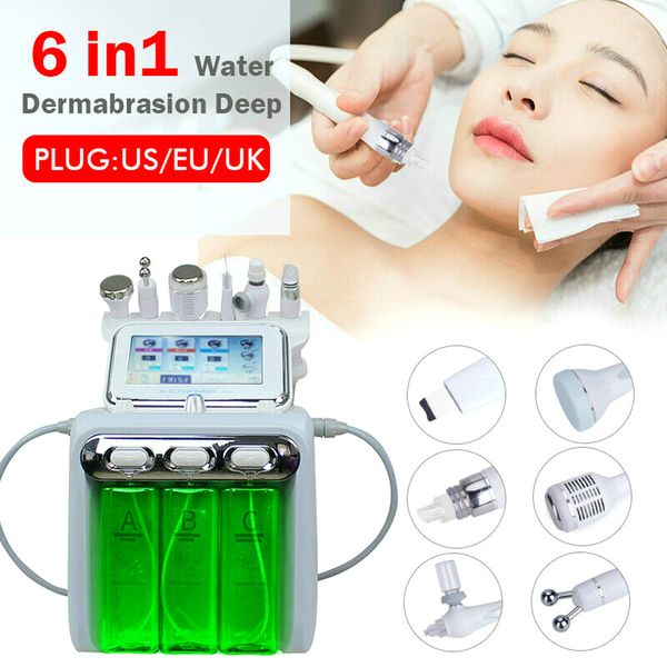 

6 in 1 hydra устройство для лица rf кожи rejuvenaiton микродермабразия hydro дермабразия bio лифтинг удаление морщин hydrafacial spa на скла