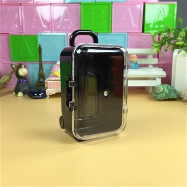

suitcase shape candy box plastic draw bar wedding favor boxes luggage travel cases of birthday party supply accessories creative 0 88lq h1