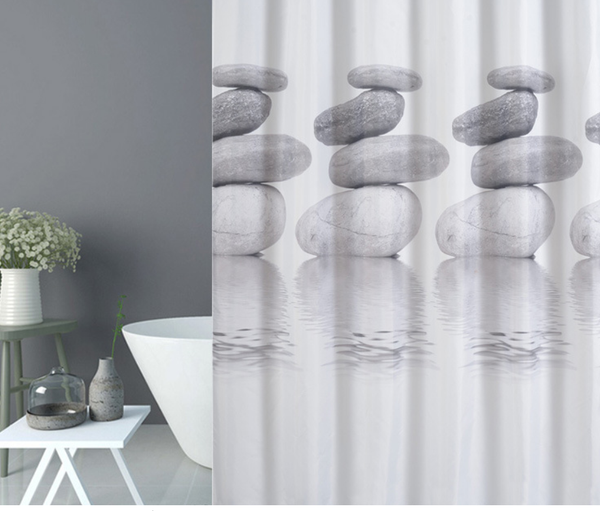 

marble grey shower curtain thickened bath curtains with 12 hooks waterproof toilet polyester printing bathroom curtain shower cover