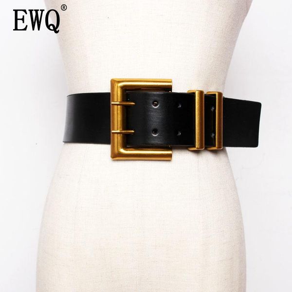 

belts [ewq] 2021 belt decoration match skirt overcoat ins wind concise all-match outside the ride waist 19c-a100-01-0, Black;brown