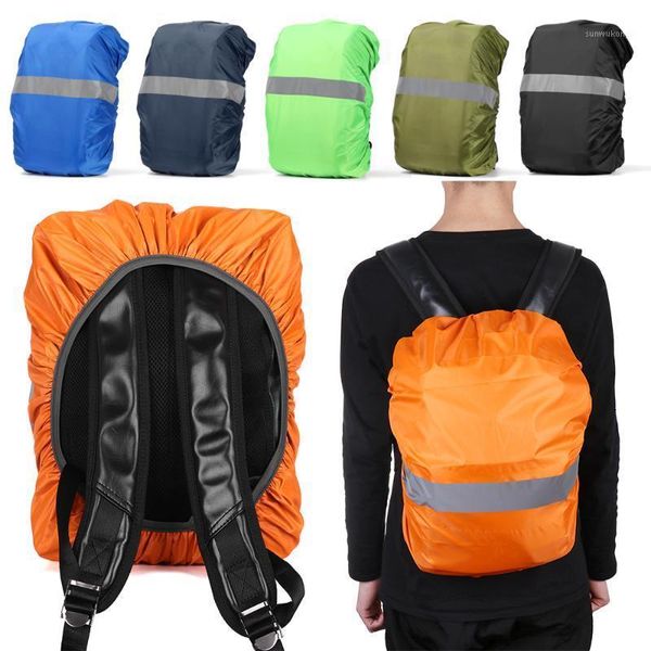

rain cover backpack reflective 20/35l waterproof bag camo tactical outdoor camping hiking climbing dust raincover1