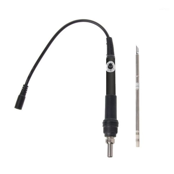 

t12 dc 12-24v 75w mini electric soldering iron adjustable temperature+tip1