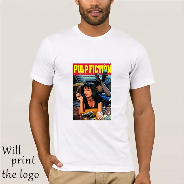 

pulp fiction movie quentin t-shirt cotton lycra men's t shirt t-shirt sport hooded sweatshirt hoodie