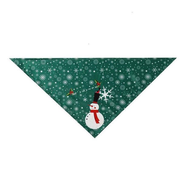 

santa triangle bandanas christmas scarf dog snowflake claus snowman pet kerchief costume accessories for dogs cats xmas apparel