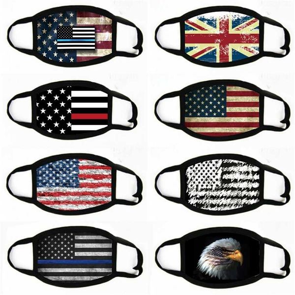 

flag cotton droll digital fasion mask dener sports alloween cosplay masks dust warm windproof mask#594