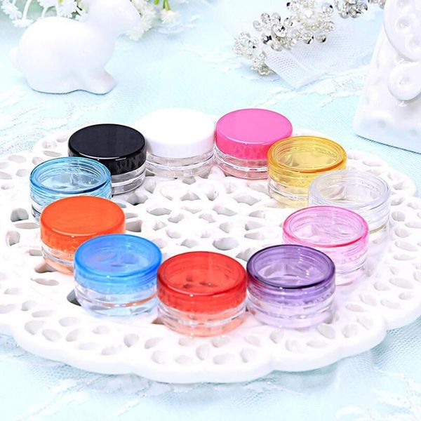 

5g clear small bottle eyeshadow face cream cosmetic empty pot sample container