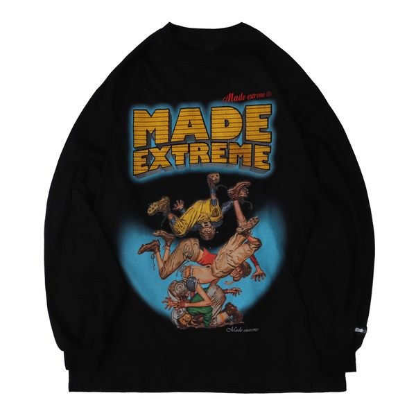 

2021 new made extreme retro anime character english sweatshirt hip hop streetwear harajuku o-neck pullover sweatshirts men cotton rp62, Black