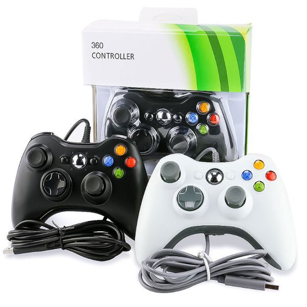

gamepad for microsoft xbox 360 controller wired joystick joy pad usb game pad controller for xbox 360 console and pc with retail box