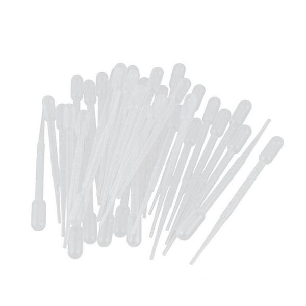

100 pcs/set 0.2ml transparent pipettes disposable safe dropper transfer graduated pipettes for lab experiment jllxgt