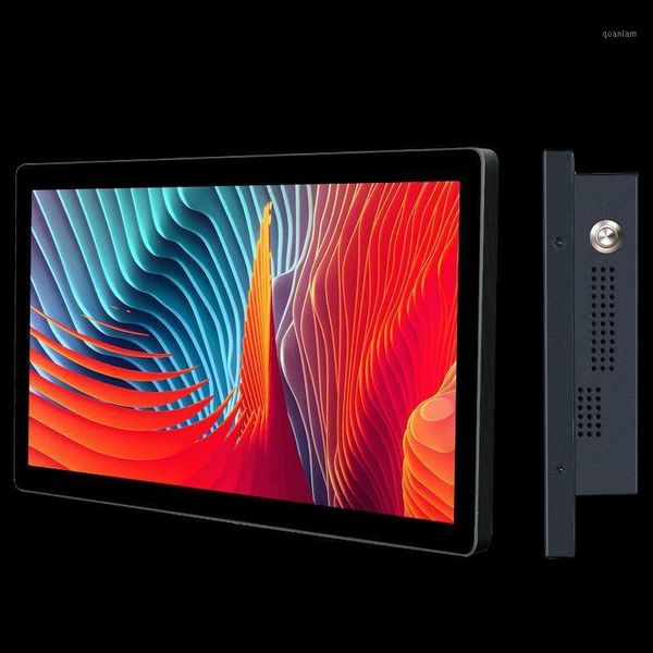 

mini pcs feosaid 17.3" industrial tablet with capacitive touch screen pc, 4g ram 64gb sdd celeron i3 j1900 aio pc1