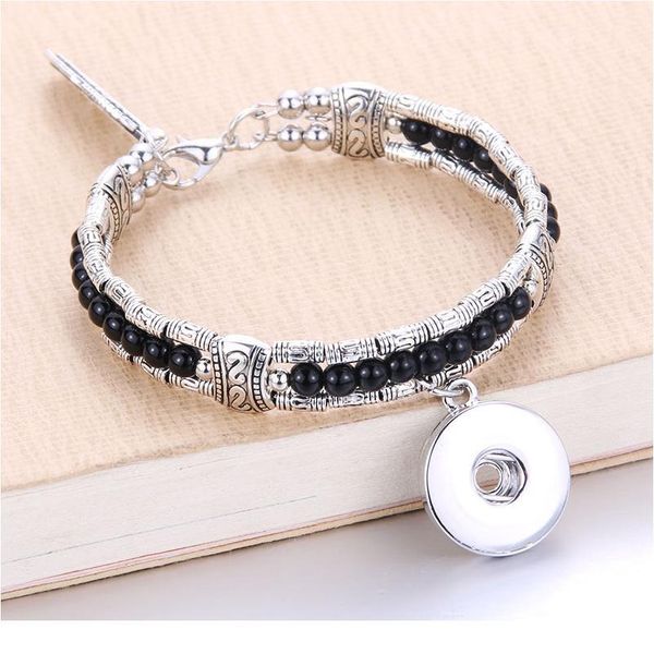 

fashion snap jewelry snap buttons 18mm snaps ethnic colorful snap button bracelet feather brace bbyowb, Golden;silver