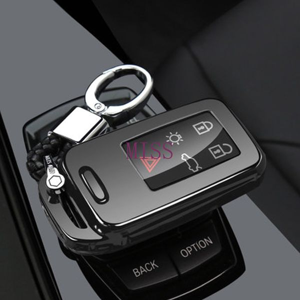 

all-round protection 5/6 buttons keychian car key case bag set cover keyfob for volvo s80l/s60l/xc60/v40/s60/v60/s80/xc70