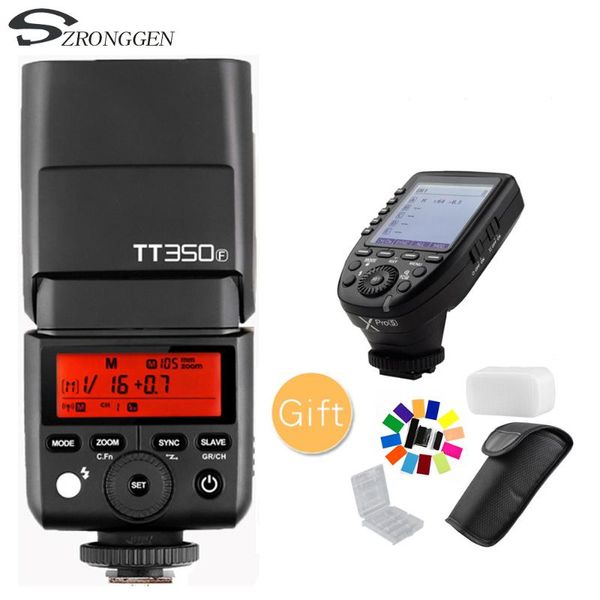 

godox350f mini speedlite вспышки для x-t20 x-t3l hss gn36 1 / 8000s 2.4g беспроводная система / xpro-f trigger передатчик