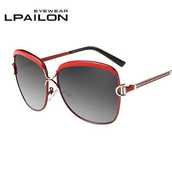 

lpailon sunglasses women's polarized fashion sun glasses for women rhinestone temple goggles, White;black