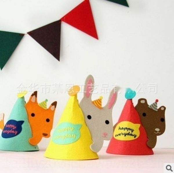 

aecwc children's matching children's single prop party toyp props cloth matching non-woven cloth cap toy cap single party non